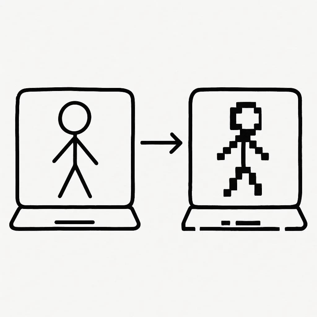 JPEG compression illustration